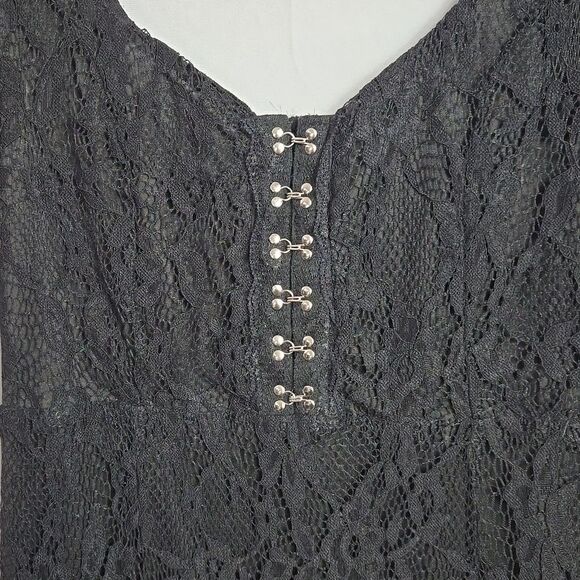 NASTY GAL.. black mini dress.. Lace.. - Picture 4 of 13